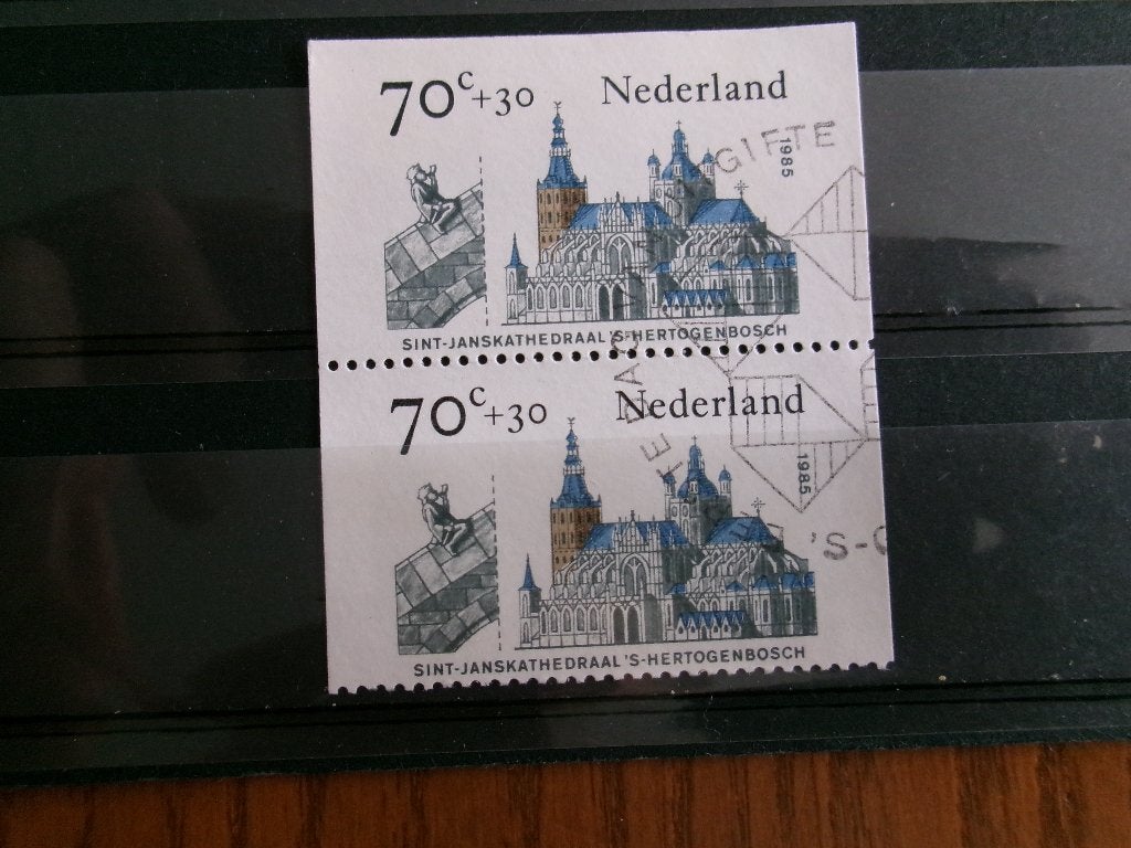 1985 - duo zomerzegels 70 + 30 uit pb-31 (926a), Ophalen of Verzenden, Gestempeld