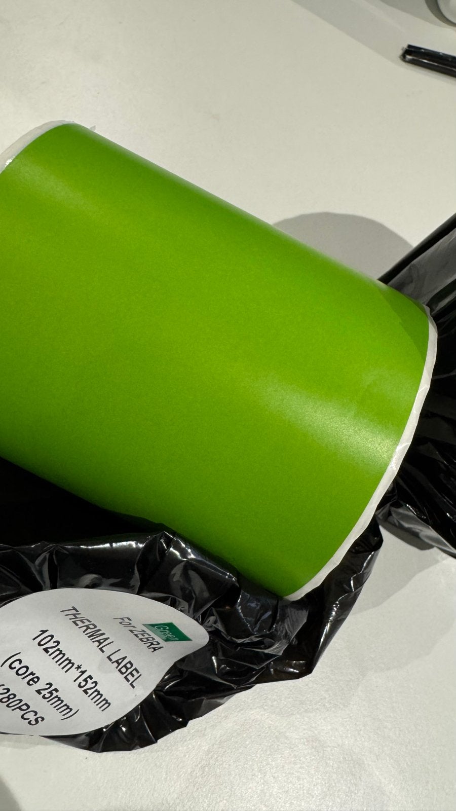 2x Nieuw Groene Verzendlabels Zebra Printer 103x152mm, Computers en Software, Labelprinters, Nieuw, Ophalen of Verzenden
