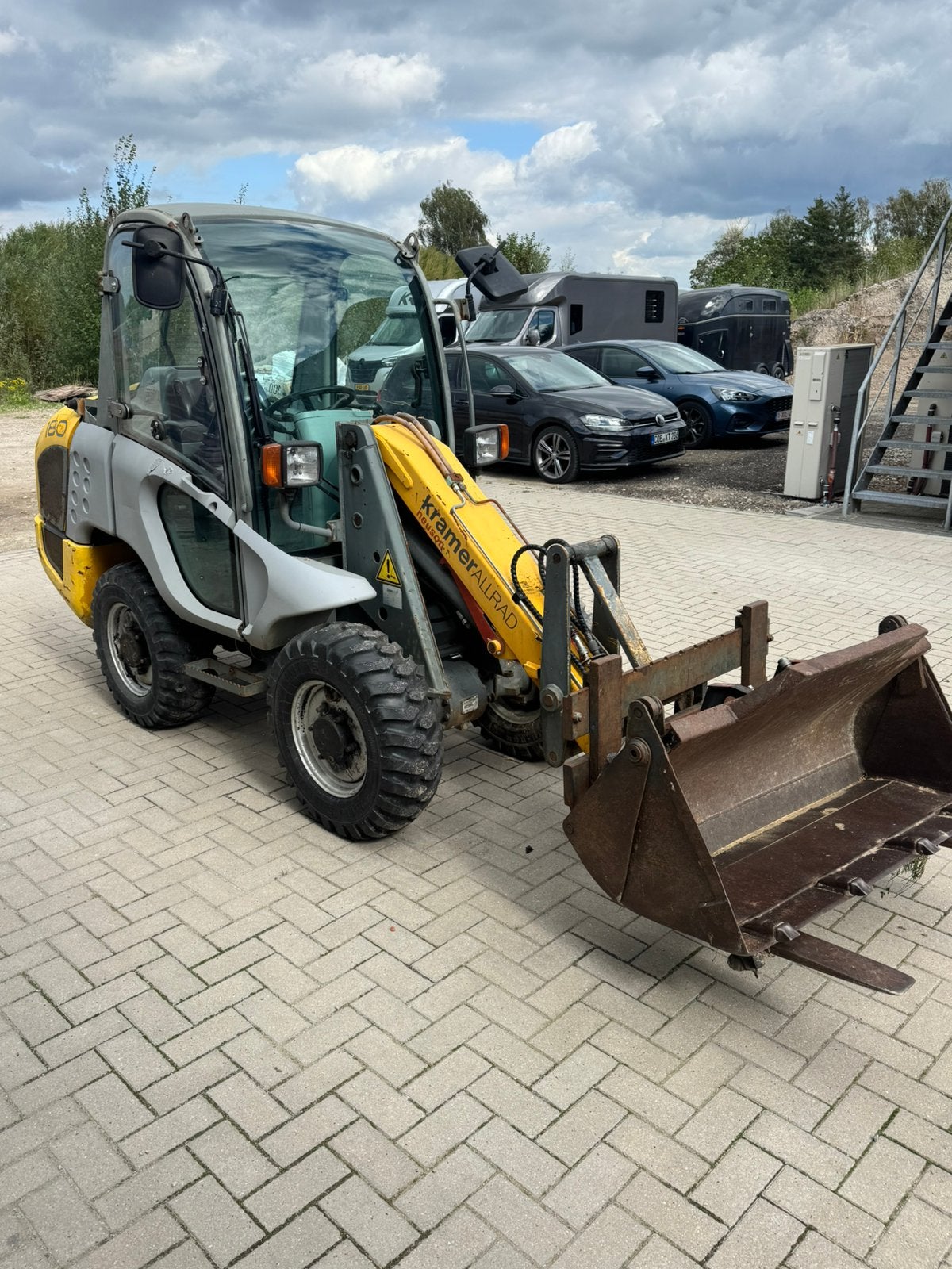 Kramer allrad 180 shovel loader, Ophalen, Wiellader of Shovel