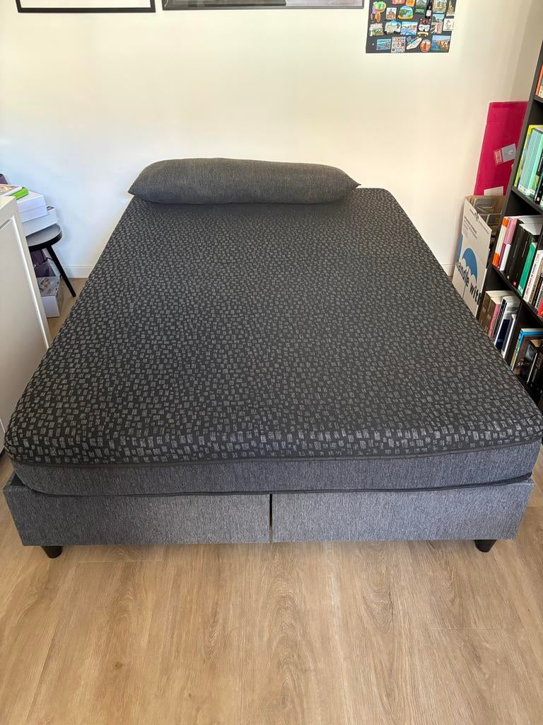 Boxspring 140x200 met matras, Huis en Inrichting, Slaapkamer | Boxsprings, Ophalen, Gebruikt, Tweepersoons, 140 cm