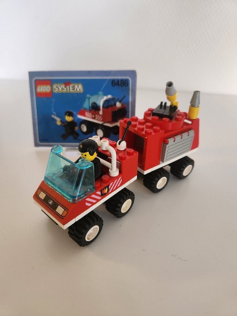 LEGO - Fire Engine - 6486, Gebruikt, Lego, Ophalen of Verzenden, Inclusief minifiguren