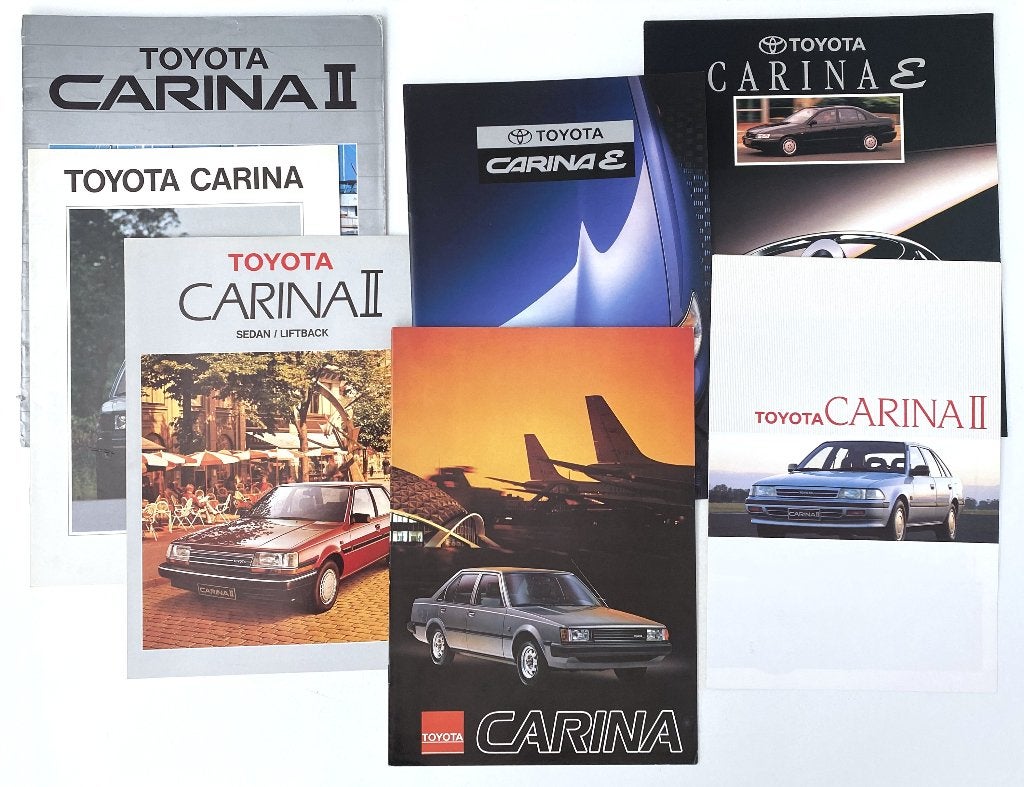 Toyota Carina – Verzameling brochures, Verzenden, Gelezen, Toyota