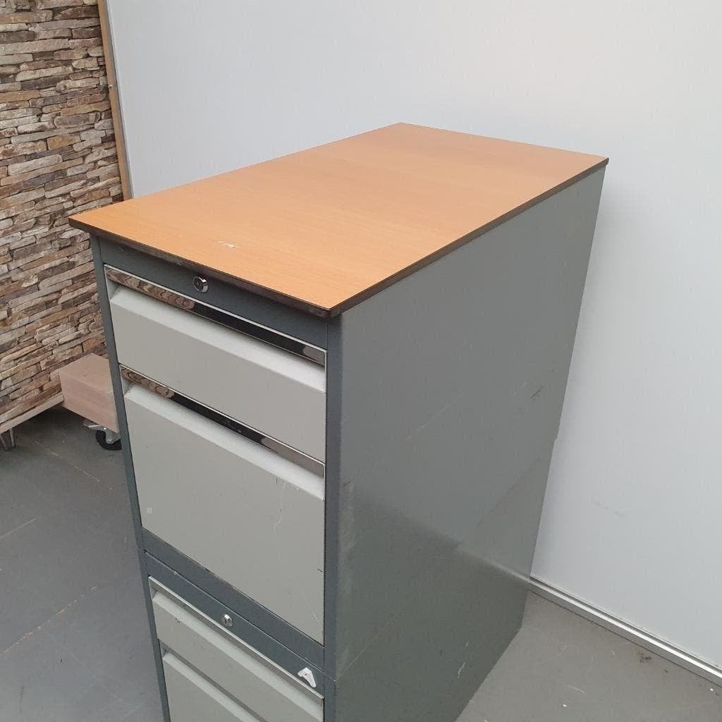 2-delig ladeblok met 4 lades - 113x42x73 cm, 5 laden of meer, Ophalen, Gebruikt, 25 tot 50 cm