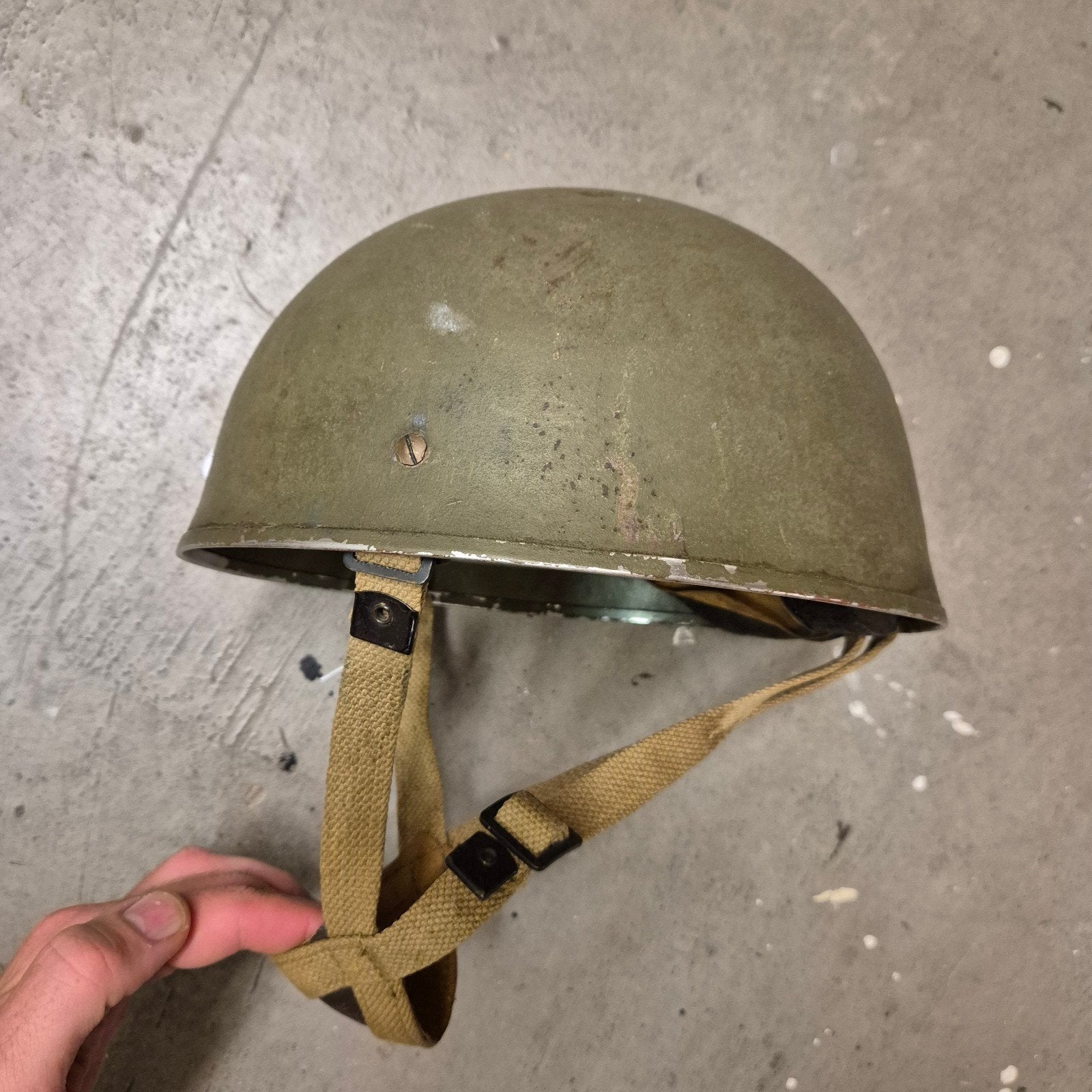 Engelse Airborne helm, Verzamelen, Ophalen of Verzenden, Engeland, Helm of Baret