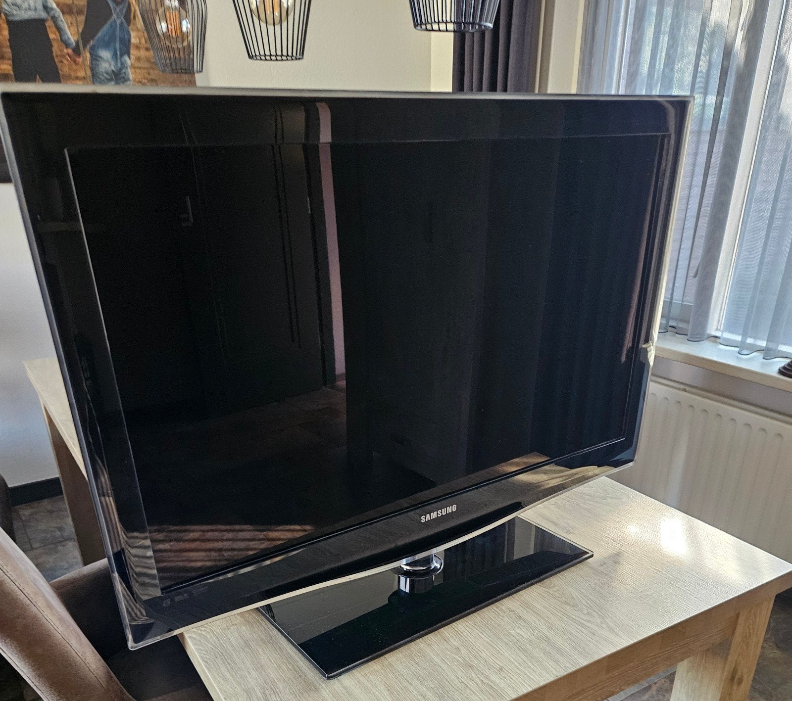 Samsung LCD Tv 37 inch, Ophalen, 50 Hz, 80 tot 100 cm, Zo goed als nieuw