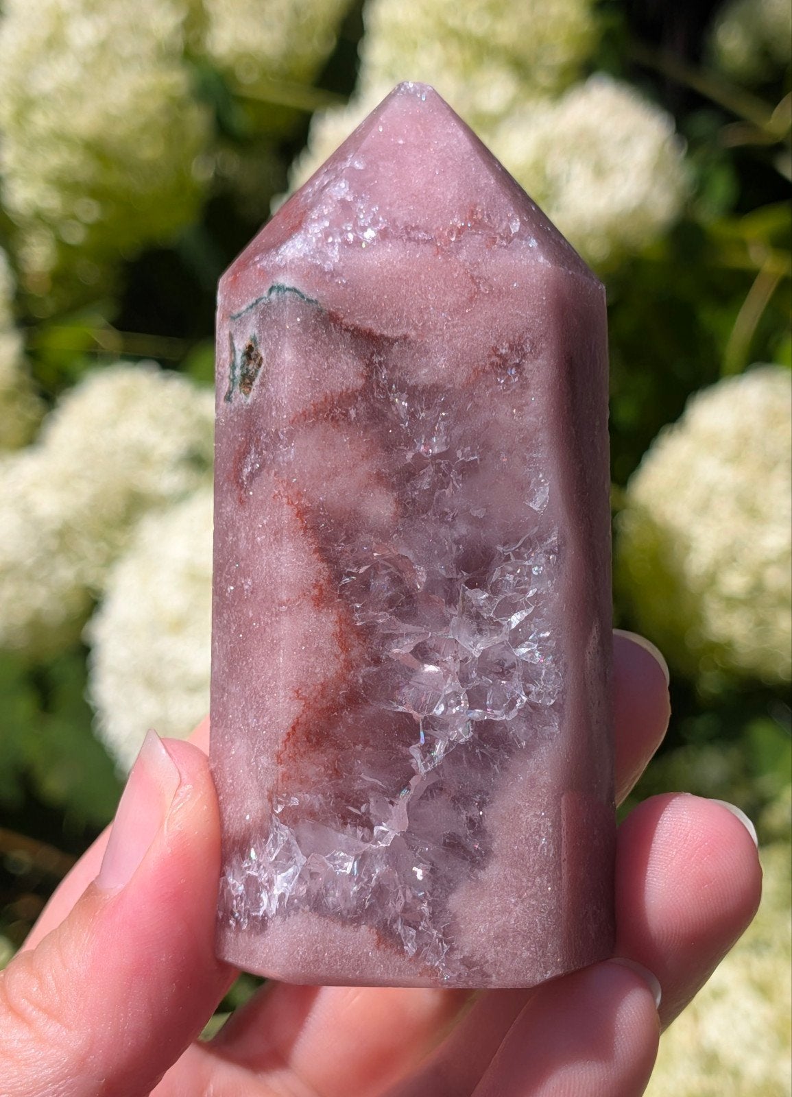 Roze chalcedoon toren, Ophalen of Verzenden