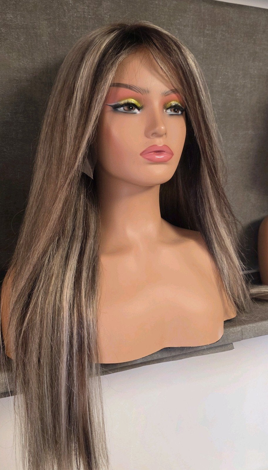 lace wig echt haar, Ophalen of Verzenden, Nieuw, Pruik of Haarverlenging