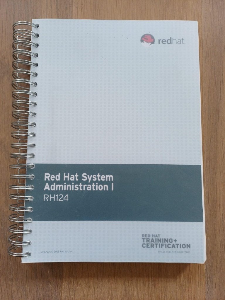 Red Hat System Administration - Student workbook, Ophalen of Verzenden, Beta, Zo goed als nieuw, HBO