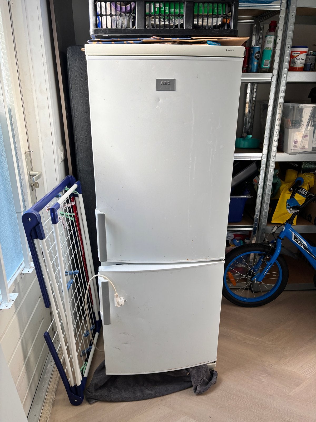 AEG Koelkast met vriezer - Gratis af te halen, Ophalen, Gebruikt, 200 liter of meer, 60 cm of meer