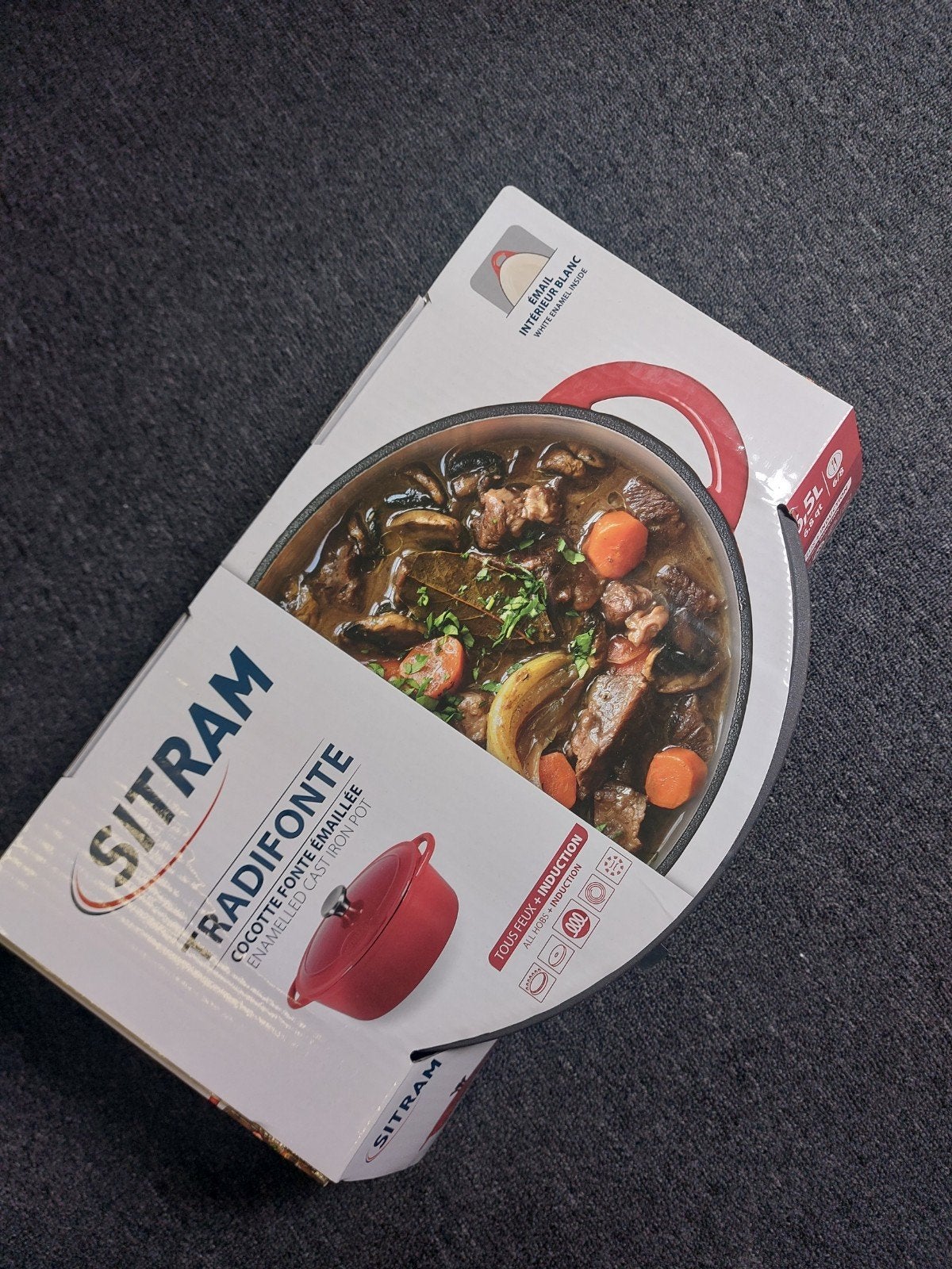 Te koop gietijzeren braadpan, Kookpan of Snelkookpan, Gietijzer, Nieuw, Ophalen of Verzenden