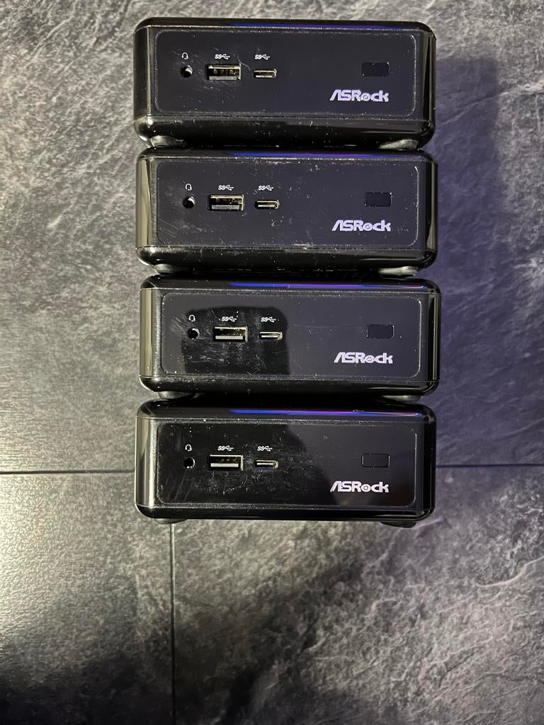 ASRock en Gigabyte Mini PC's - Compacte Desktop Computers, Computers en Software, Desktop Pc's, Ophalen, Gebruikt, Onbekend, HDD