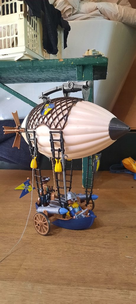Novelmore playmobil zeppelin, Gebruikt, Complete set, Voertuig, Ophalen of Verzenden