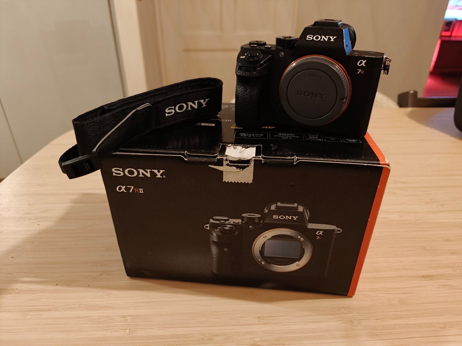 sony a7rii te koop, Audio, Tv en Foto, Ophalen, Oplader, Gebruikt, NFC