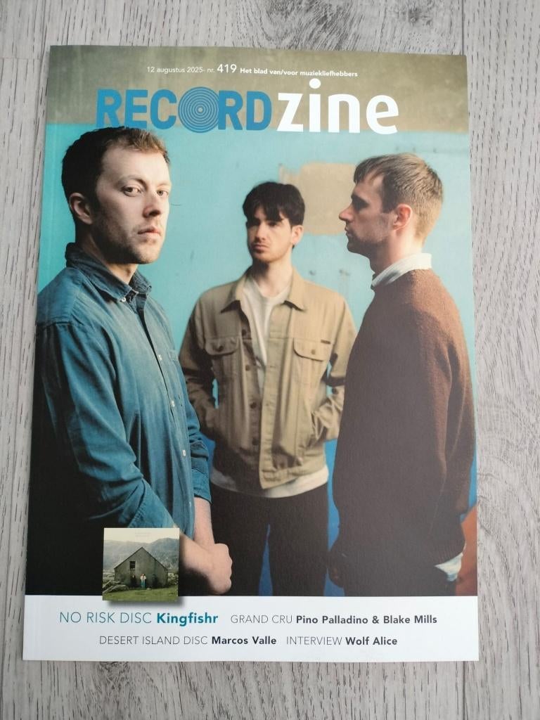 Kingfishr RezordZine cover 12 augustus 2025 magazine, Verzenden, Boek, Tijdschrift of Artikel
