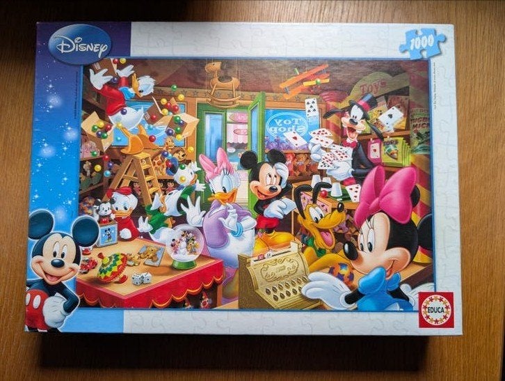 Disney puzzel 1000 stukjes - Mickey en vrienden, Ophalen, Mickey Mouse, Gebruikt, Overige typen