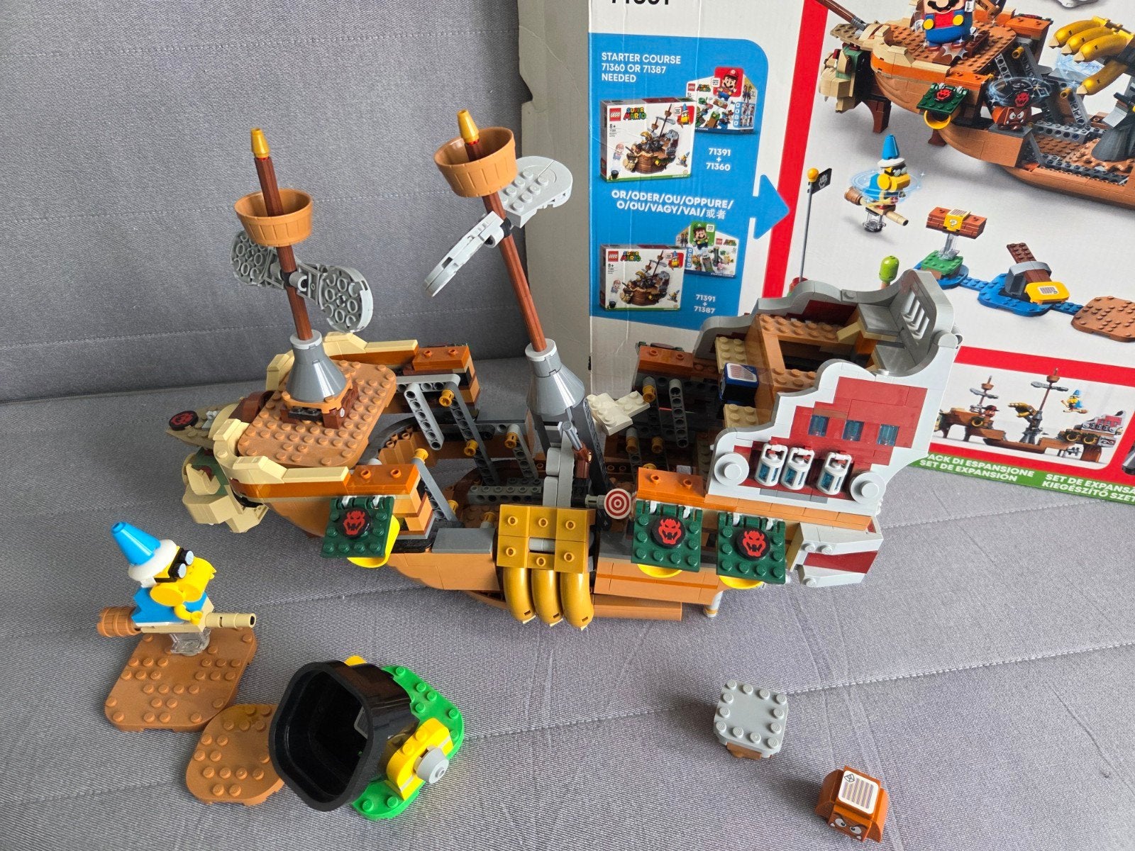 LEGO Super Mario Bowser's Luchtschip Uitbreidingsset 71391, Ophalen, Gebruikt