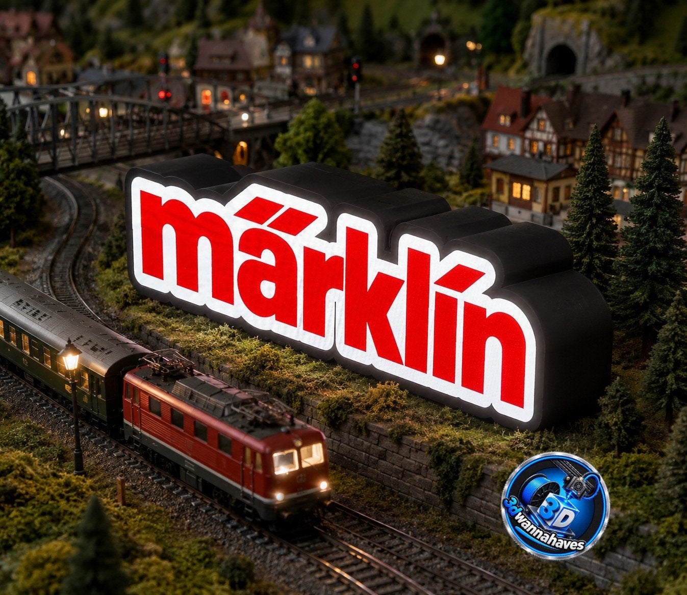 Märklin LED Lichtreclame - Perfect voor de Liefhebber, Ophalen of Verzenden, Nieuw, Meerkleurig