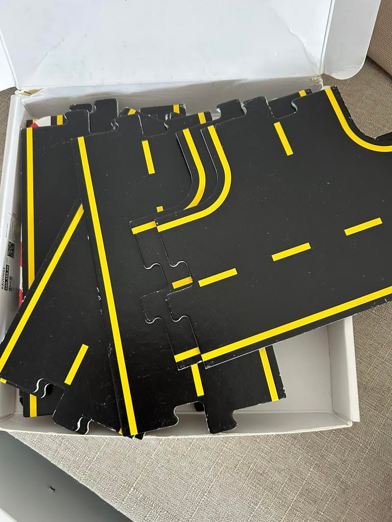 Autobaan / puzzel IKEA, Kinderen en Baby's, Ophalen of Verzenden, Gebruikt
