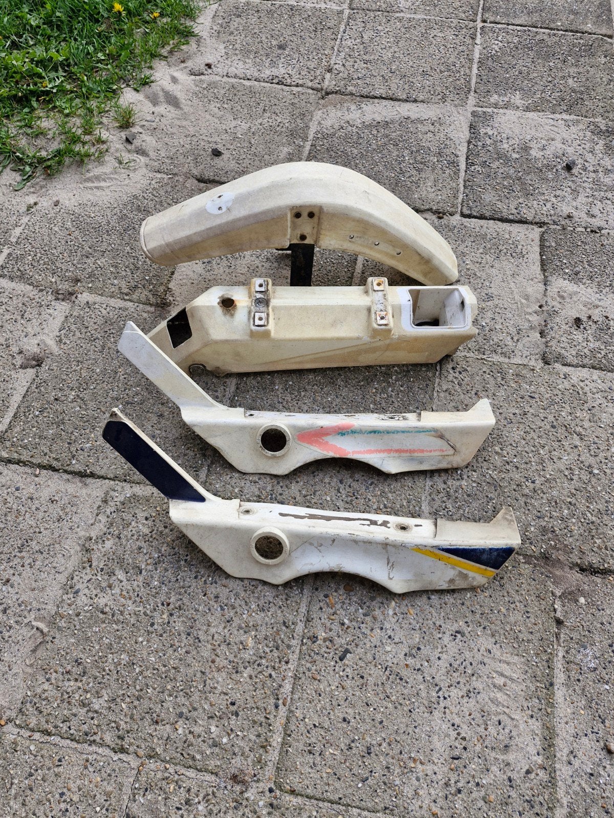 Gilera citta kappen wit, Ophalen of Verzenden, Gebruikt, Kap
