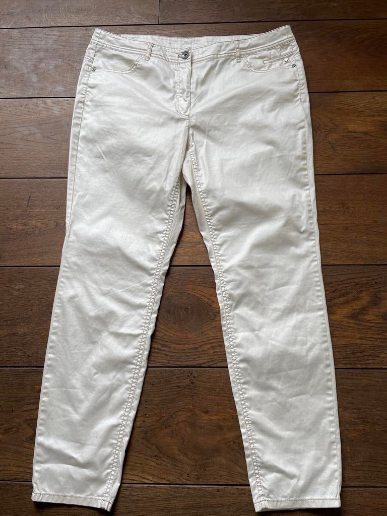 Taifun creme broek maat 44, Kleding | Dames, Beige, Maat 42/44 (L), Ophalen of Verzenden, Zo goed als nieuw