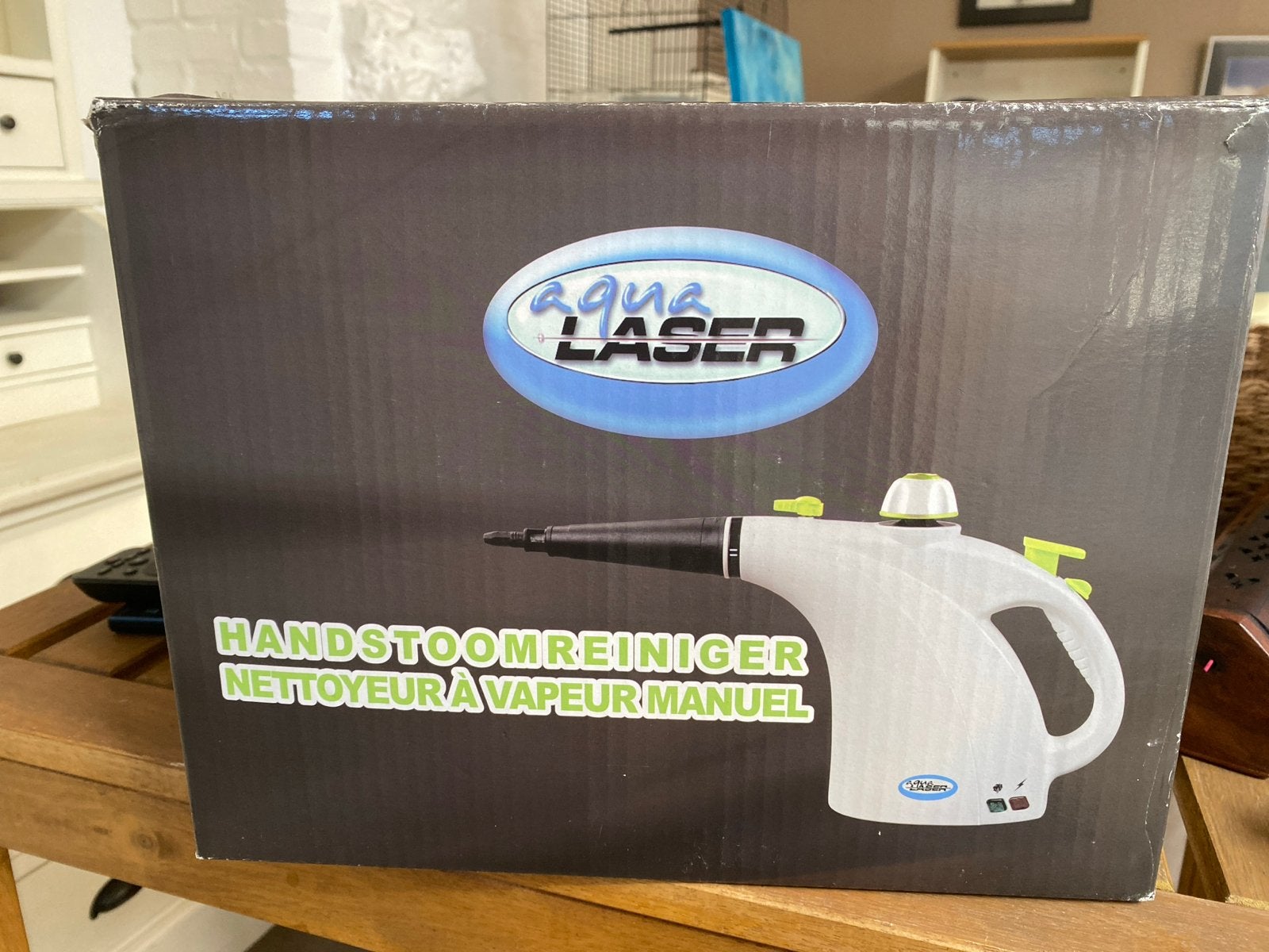 Aqua Laser Handstoomreiniger - Nieuw in doos, Ophalen of Verzenden, Zo goed als nieuw, Stoomreiniger