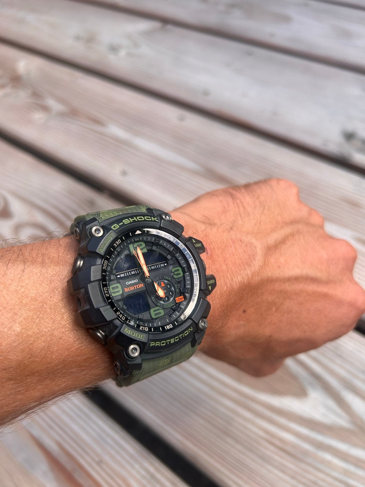 Casio G-Shock Mudmaster Burton Edition Polshorloge, Ophalen, Casio, Kunststof, Polshorloge