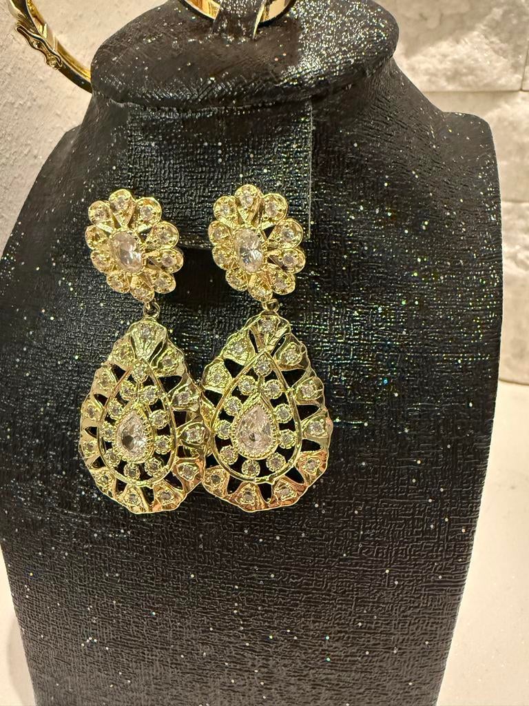 Traditioneel Beldi Sieradenset: Armband, Ring & Oorbellen, Sieraden, Tassen en Uiterlijk, Met kristal, Overige materialen, Nieuw