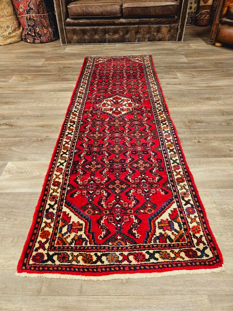 Perzisch Handgeknoopt Loper. Prachtige kleuren en patronen!, Crème, Perzisch, 200 cm of meer, Zo goed als nieuw