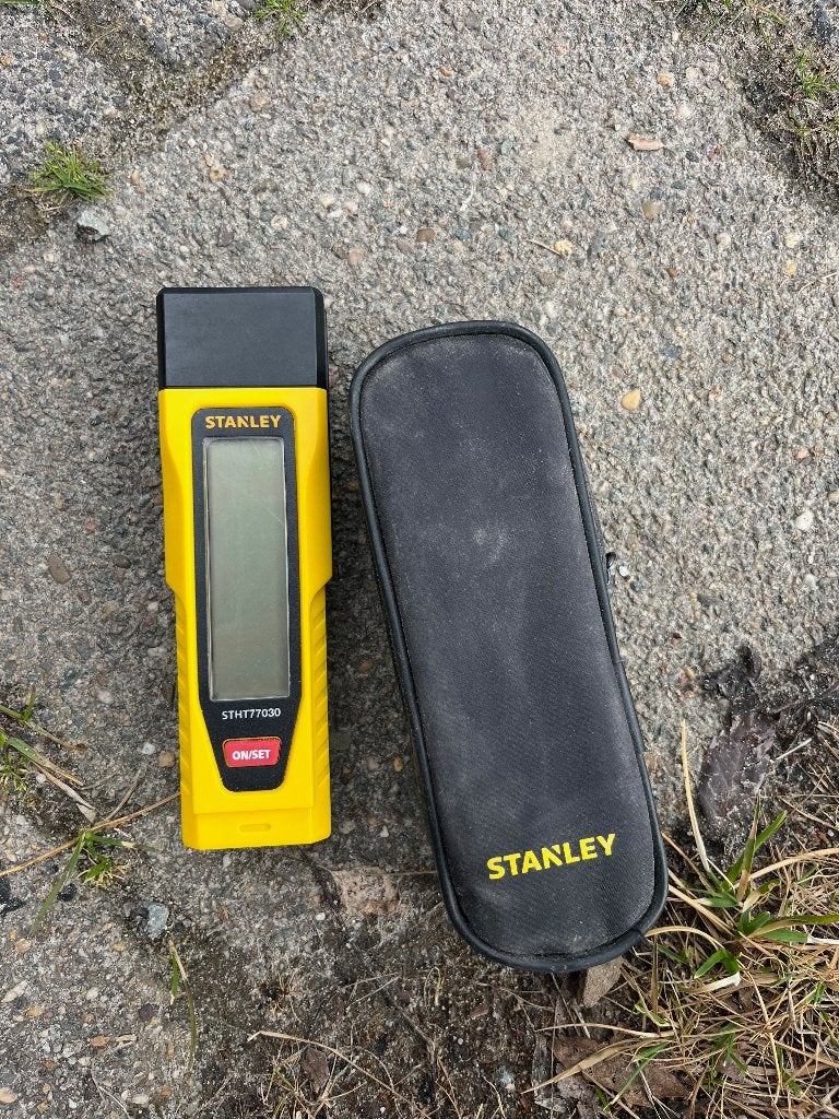 stanley vochtmeter, Doe-het-zelf en Verbouw, Meetapparatuur, Ophalen, Gebruikt, Vocht of Vloeistof
