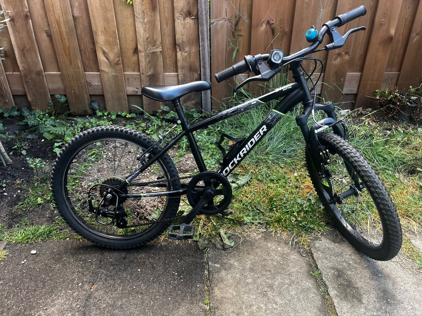 Rockrider ST500 Mountainbike 20 inch - Zwart/Groen, Gebruikt, Hardtail, Ophalen, Overige merken