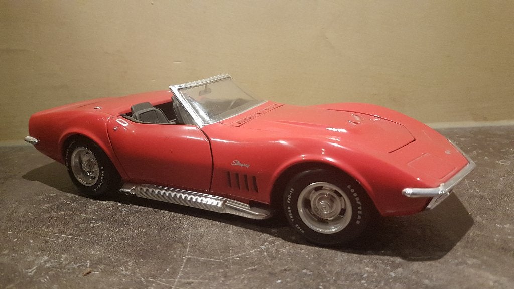 Corvette Stingray cabrio 1967 van Ertl, Ophalen of Verzenden, ERTL
