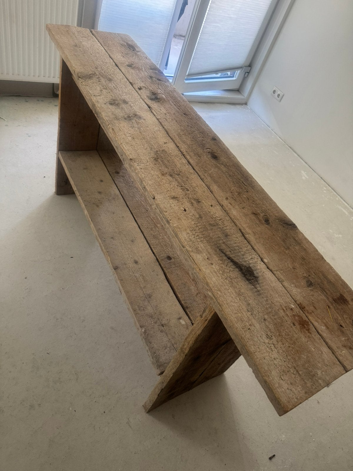 Steigerhout meubel, Ophalen, Gebruikt, 100 tot 150 cm, Minder dan 100 cm