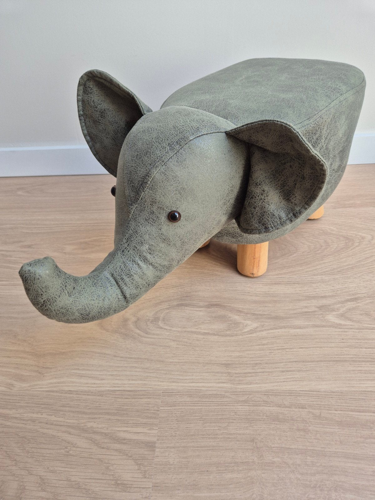 Kinderkrukje Olifant | Voetenbankje Grijs, Kinderen en Baby's, Kinderkamer | Inrichting en Decoratie, Zo goed als nieuw, Overige typen