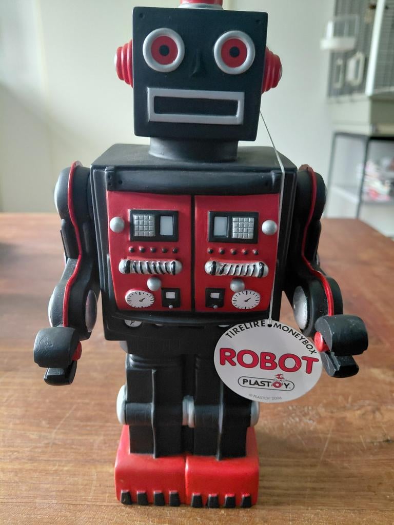 Plastoy Robot Spaarpot - Nieuw met label, Kinderen en Baby's, Speelgoed | Actiefiguren, Nieuw, Ophalen of Verzenden