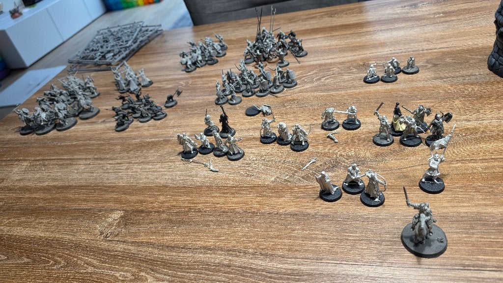 Grote collectie Games Workshop Lord of the Rings MESBG, Ophalen of Verzenden, Zo goed als nieuw, Lord of the Rings, Figuurtje(s)