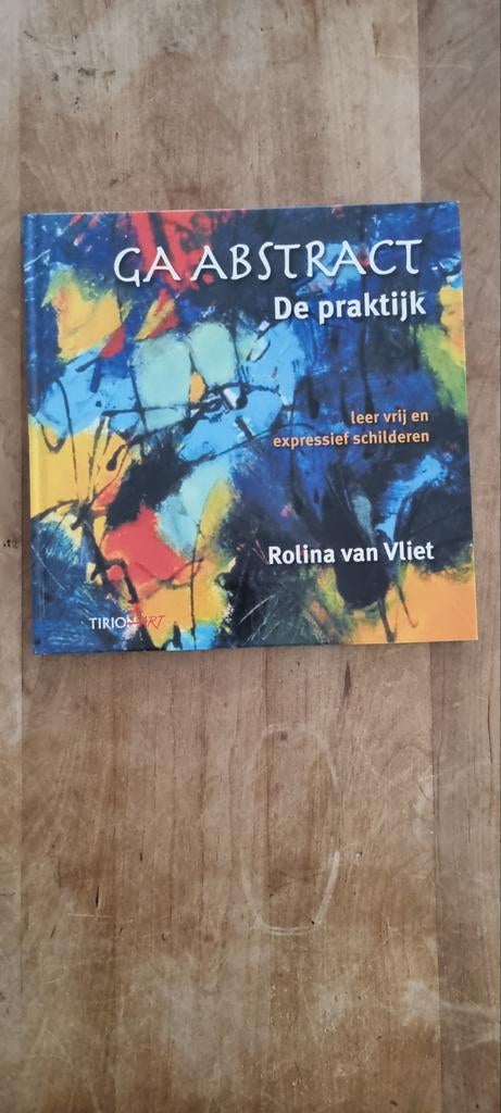 Ga Abstract: Leer vrij en expressief schilderen, Boeken, Ophalen of Verzenden, Zo goed als nieuw, Tekenen en Schilderen, Rolina van Vliet