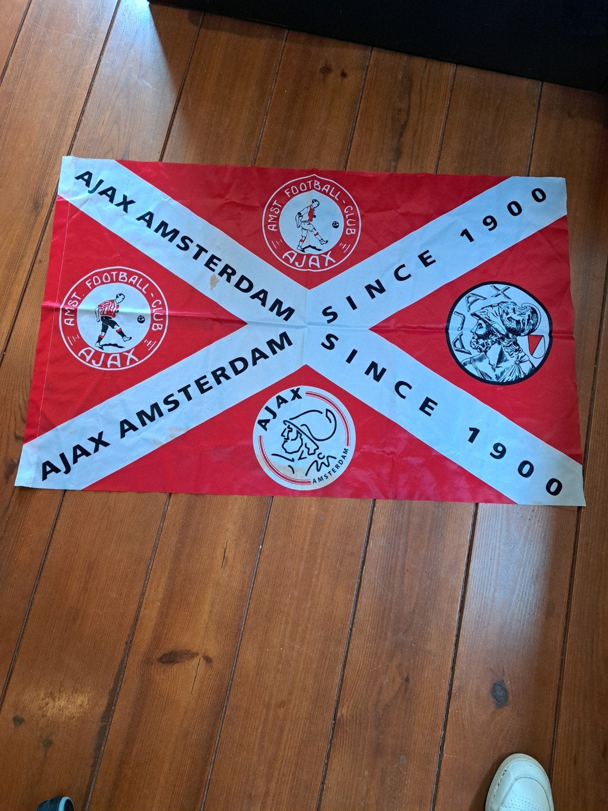 Ajax vlag 1.50 bij 1.00, Ophalen of Verzenden, Gebruikt, Ajax, Overige typen