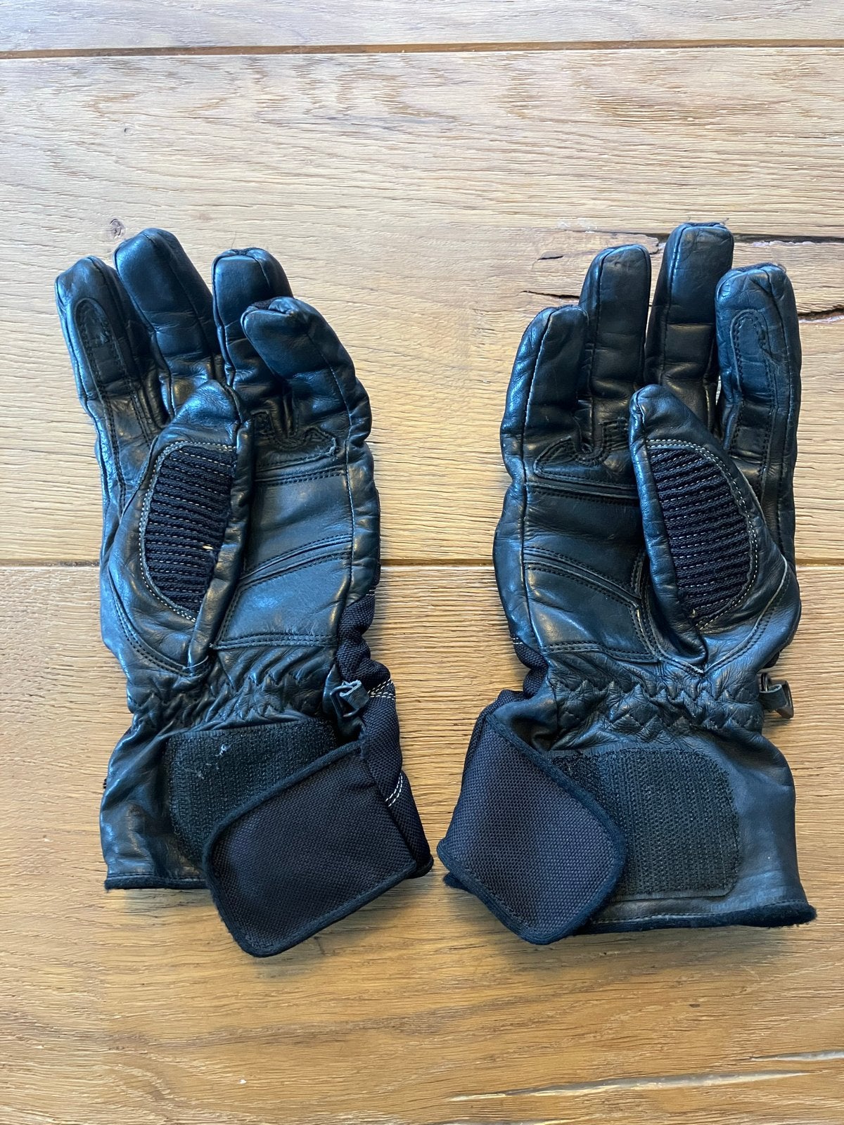 Zwarte motorhandschoenen, Ophalen of Verzenden, Tweedehands, Kinderen, Handschoenen