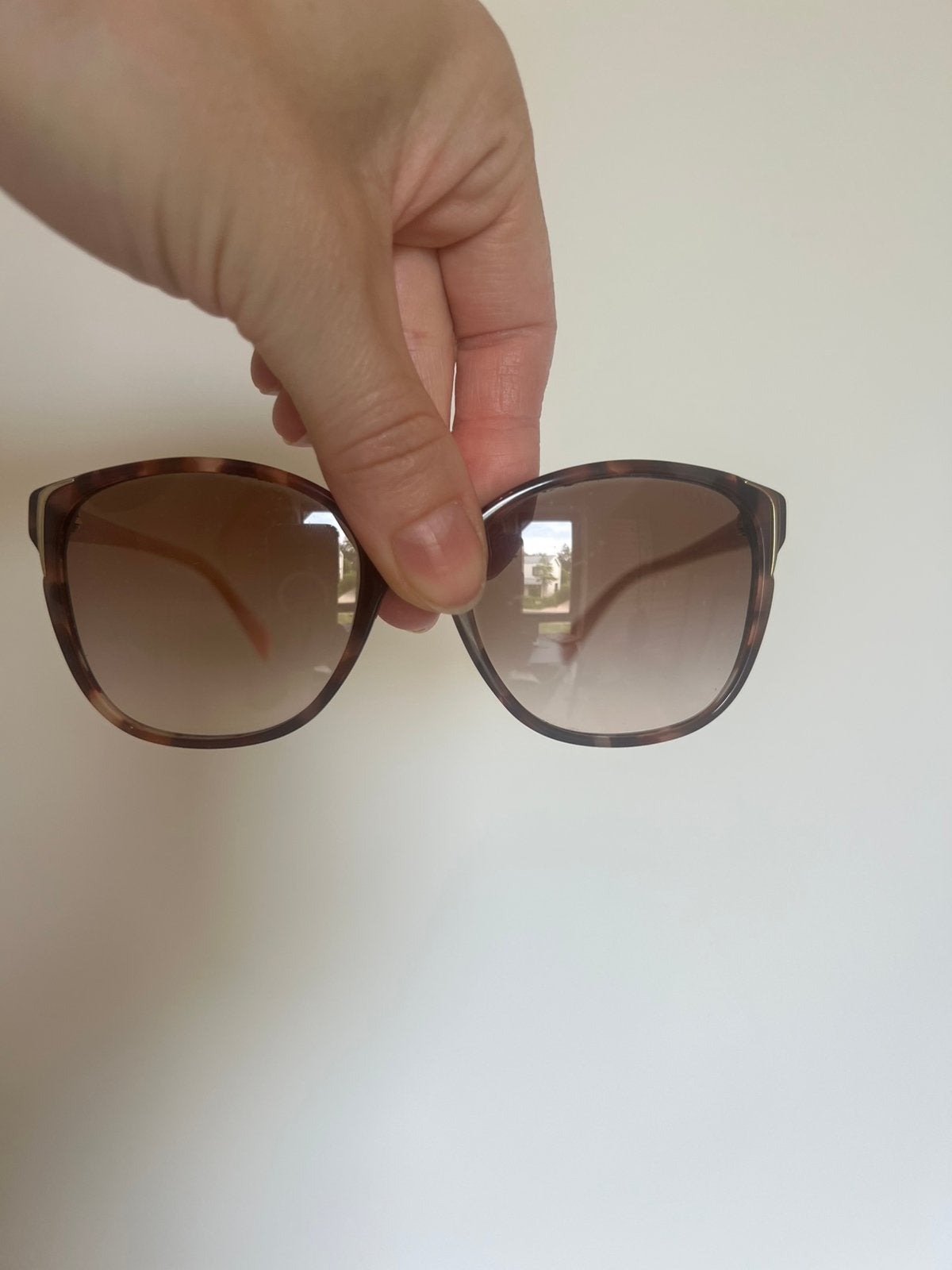 Prada zonnebril roze/bruin/goud, Ophalen of Verzenden, Zo goed als nieuw, Bruin, Prada