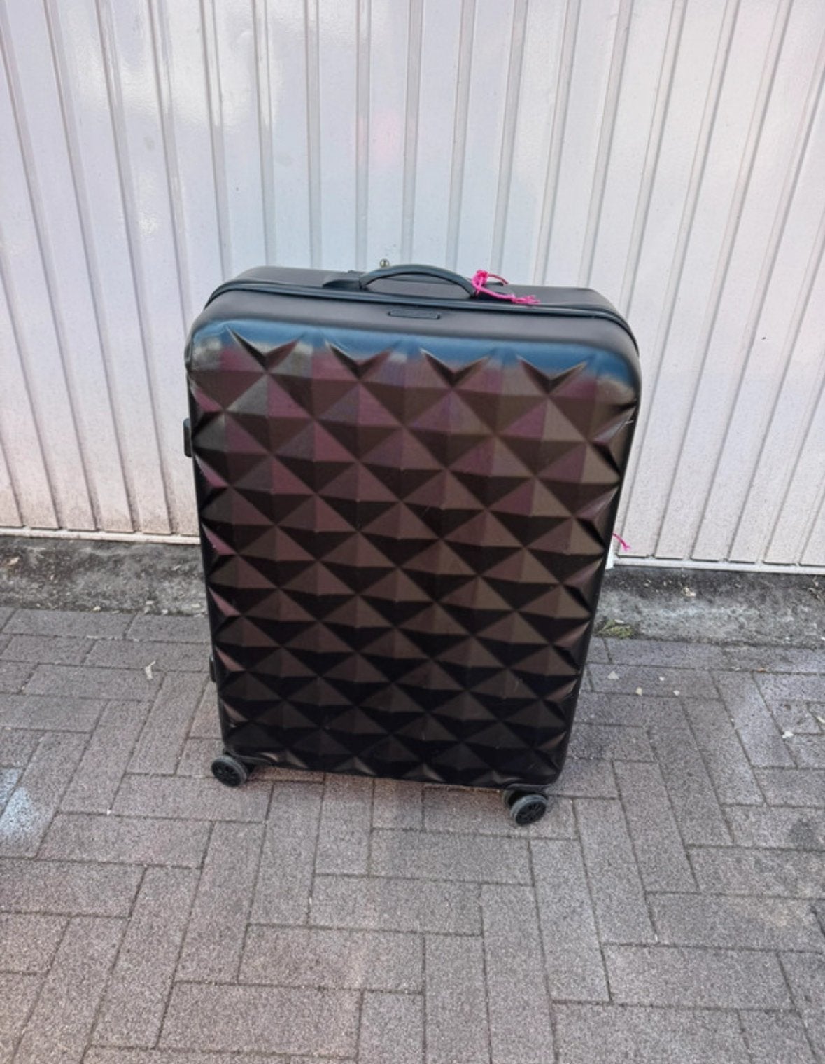 Spilbergen Grote Koffer met 4 Zwenkwielen, Wieltjes, Gebruikt, Hard kunststof, Ophalen of Verzenden