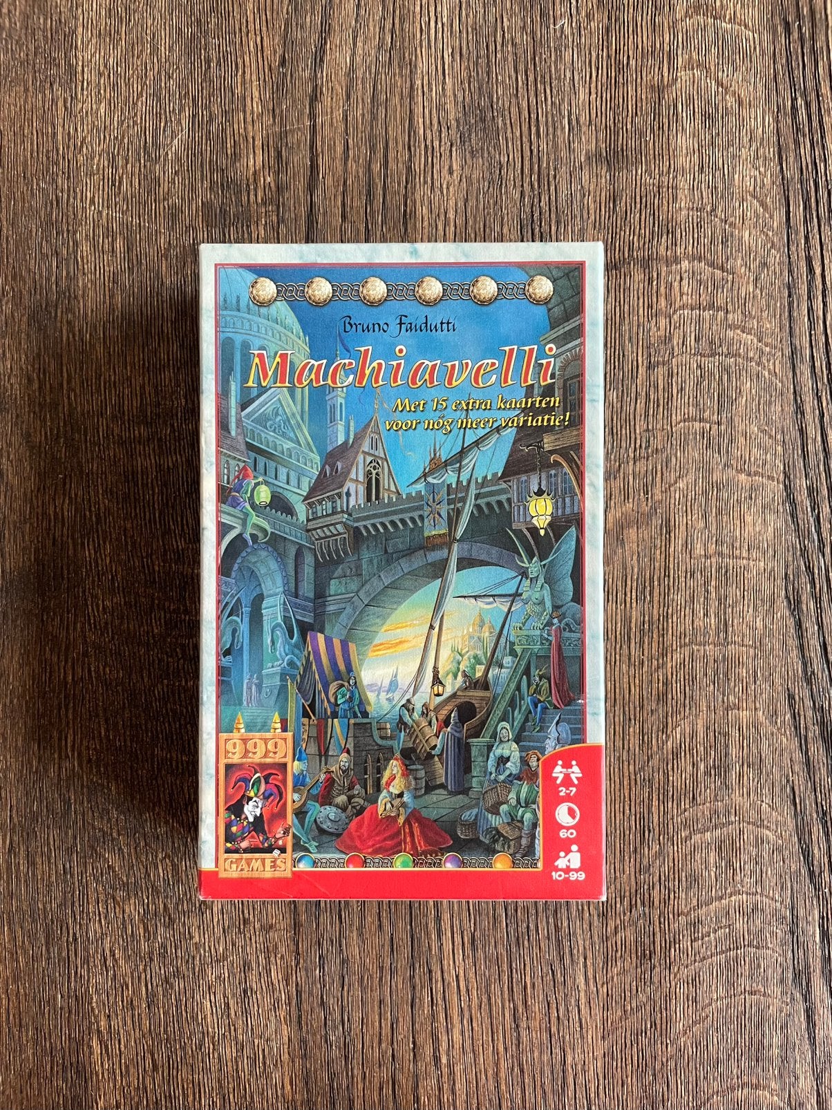 Machiavelli (witte editie), Vijf spelers of meer, Ophalen of Verzenden, Zo goed als nieuw, 999 Games