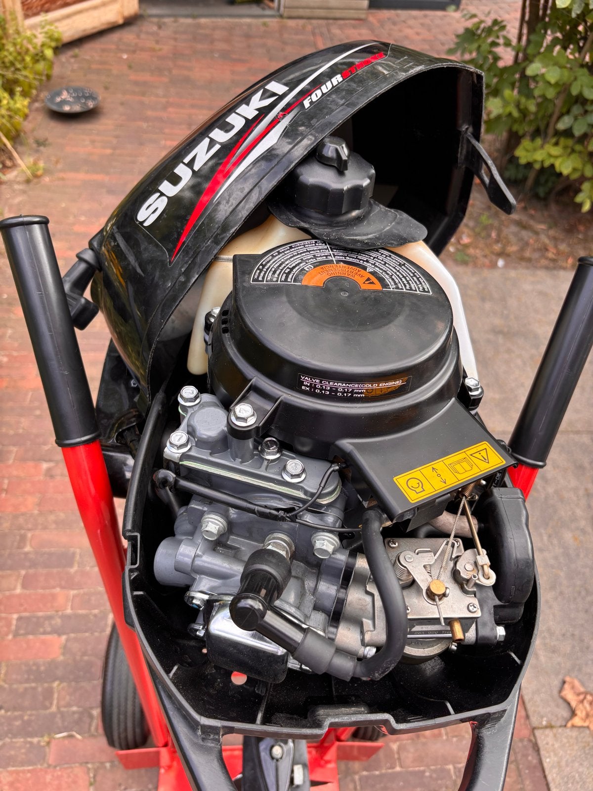 Suzuki buitenboordmotor  2.5 PK 4-takt kortstaart, Watersport en Boten, Buiten- en Binnenboordmotoren, Ophalen, Gebruikt, Minder dan 5 pk