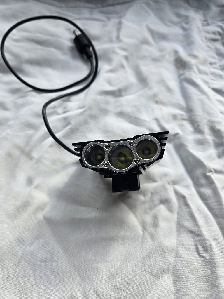 Fiets Koplamp Led Head Light, Voorlicht, Ophalen of Verzenden, Zo goed als nieuw, Oplaadbaar