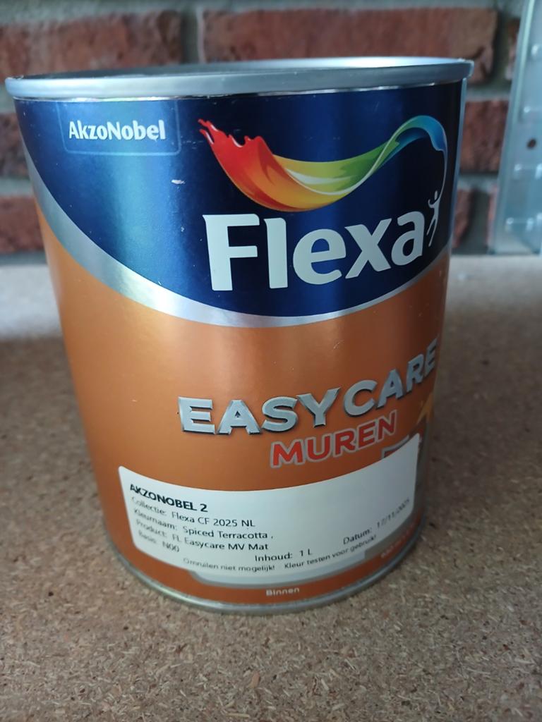 Terracotta flexa muurverf, Ophalen, Nieuw