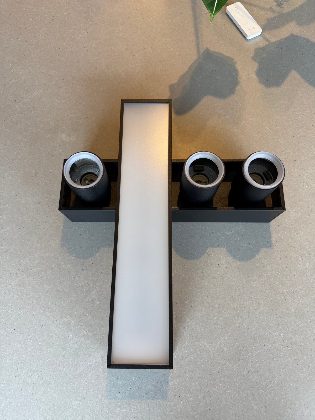 Philips Hue Centris 3-spot plafondlamp zwart, Huis en Inrichting, Modern, Dimbaar, Plafondspot, Ophalen of Verzenden