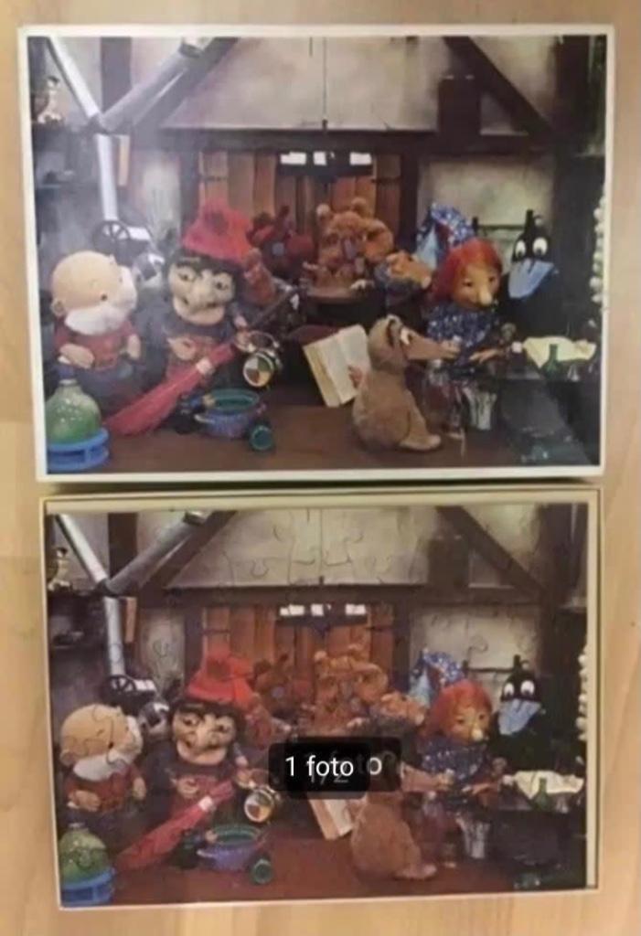 Paulus de boskabouter puzzel naar Jean Dulieu., Ophalen of Verzenden, Meer dan 50 stukjes, Gebruikt, 6 jaar of ouder