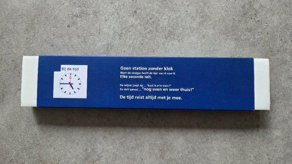 Mondaine polshorloge (speciale uitgave), Leer, Staal, Polshorloge, Nieuw