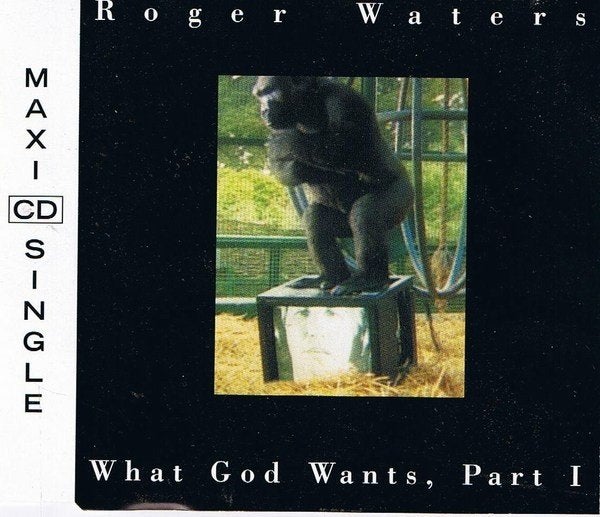 ROGER WATERS CD SINGLE WHAT GOD WANTS PART I pink floyd, Ophalen of Verzenden, Zo goed als nieuw, Pop