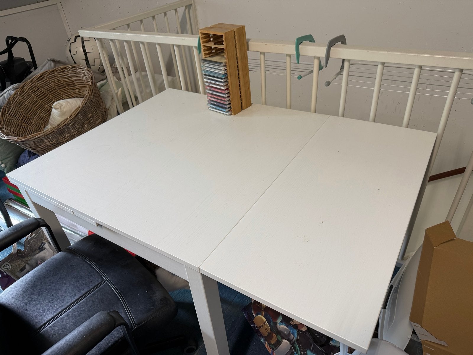 IKEA Uitschuifbare Eettafel - 90x90 tot 90x170, Ophalen, Gebruikt, Vierkant, 50 tot 100 cm