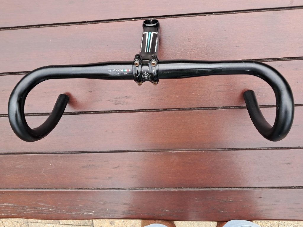 Racefiets stuur, Ophalen, Gebruikt, Stuur, Aluminium